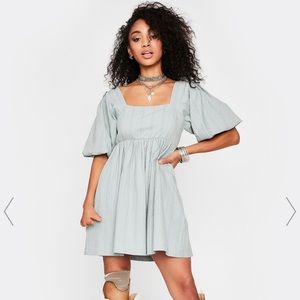 Sage Runway Sweetheart Mini Dress -Dollskill